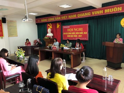 Hội nghị cán bộ, công chức, viên chức, người lao động năm học 2020-2021