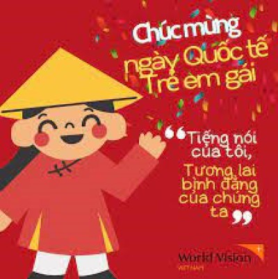 NGÀY QUỐC TẾ TRẺ EM GÁI 11/10 - THÚC ĐẨY BÌNH ĐẲNG GIỚI, PHÁ BỎ ĐỊNH KIẾN PHÂN BIỆT ĐỐI XỬ GIỮA TRẺ EM NAM VÀ TRẺ EM NỮ