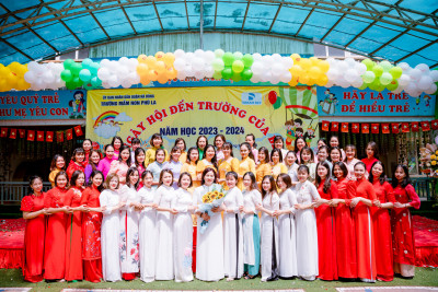 CBGVNV TRƯỜNG MẦM NON PHÚ LA HƯỞNG ỨNG TUẦN LỄ ÁO DÀI NĂM 2024