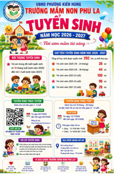 THÔNG BÁO TUYỂN SINH NĂM HỌC 2026 - 2027